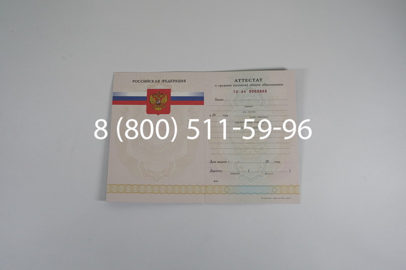 Заказать Аттестат за 11 класс 2007-2010 годов в Волжском